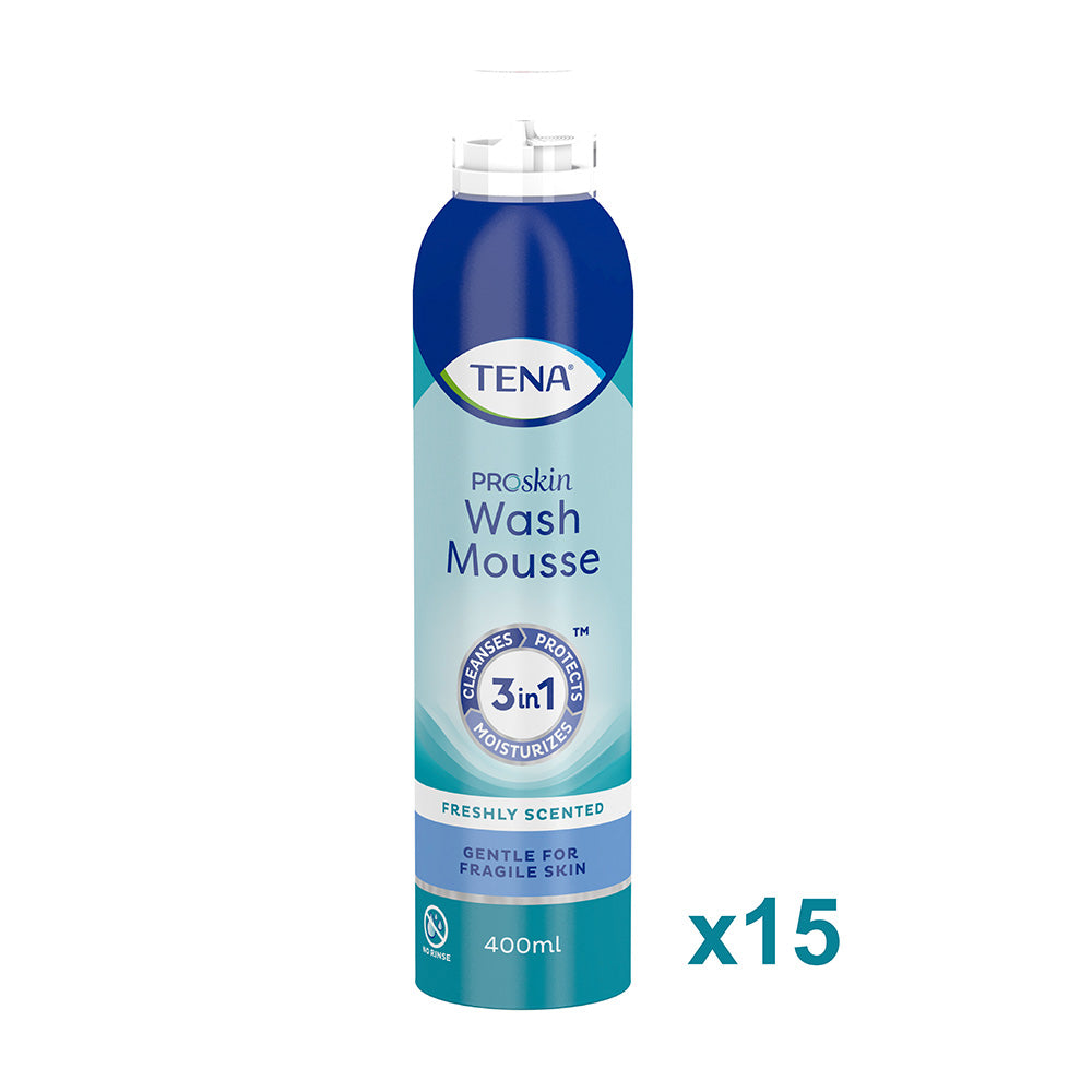 TENA ProSkin Vücut Temizleme Köpüğü 400 ml 15 Adet